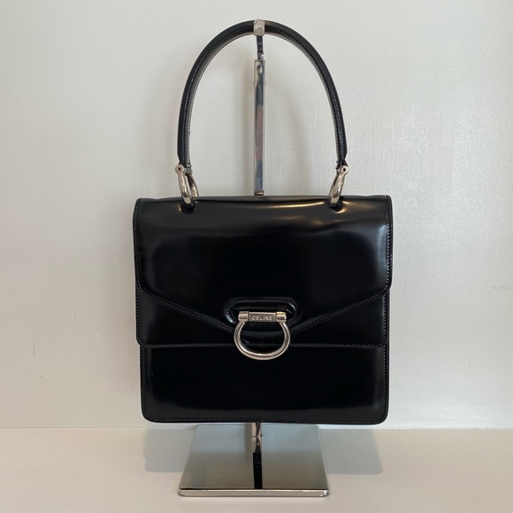Celine Vintage Double Flap Top Handle Bag - Picture 2 of 9